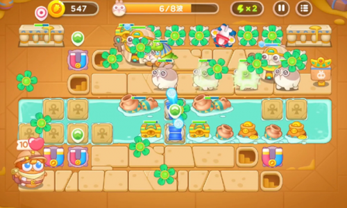 保卫萝卜4法老归来第3关攻略