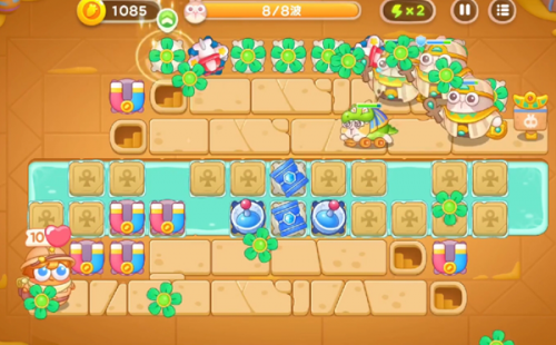 保卫萝卜4法老归来第3关攻略